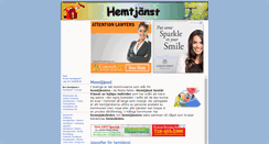 Desktop Screenshot of hemtjanst.biz